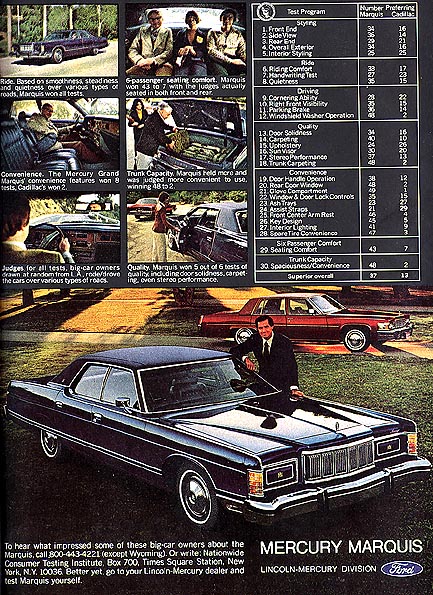 1977 Mercury Auto Advertising